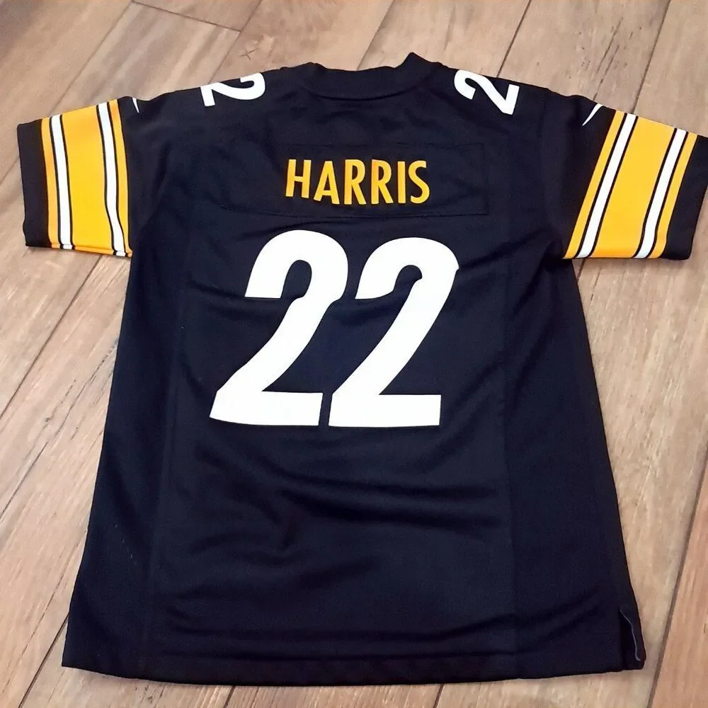 Nike NFL Pittsburgh Steelers Najee Harris #22 youth Medium 10/12 On Field Jersey